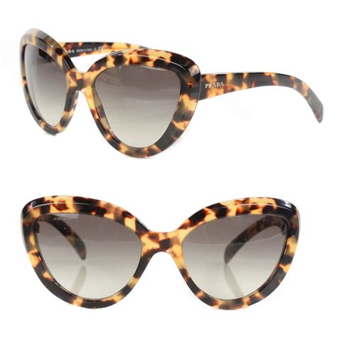 prada cat eye mirrored sunglasses|Prada cat eye tortoiseshell glasses.